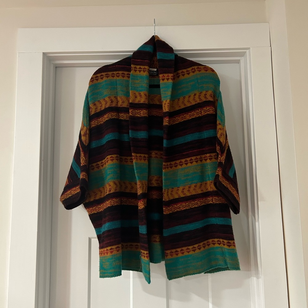Billabong Multicolor Striped Cardigan